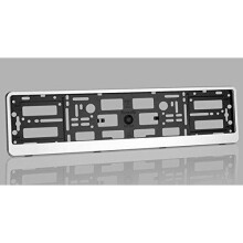 Chrome Effect Car Number Plate Holder Surround Set of 2