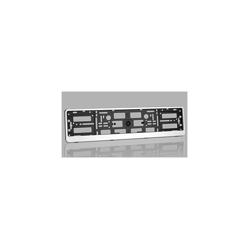 Chrome Effect Car Number Plate Holder Surround Set Of 2 742776155453