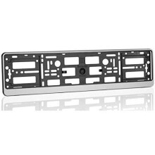 Car Registration License Number Plate Surrounds Holder Frame All Styles (Silver)