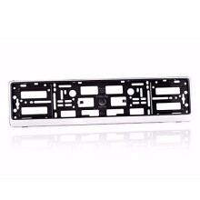 SILVER EFFECT Number Plate Surrounds Holder Frame 52.5 x 13