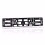 SILVER EFFECT Number Plate Surrounds Holder Frame 52.5 x 13 1