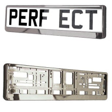 Car Registration License Number Plate Surrounds Holder Frame All Styles (Graphite Grey)