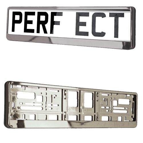 Car Registration License Number Plate Surrounds Holder Frame All Styles (Graphite Grey)