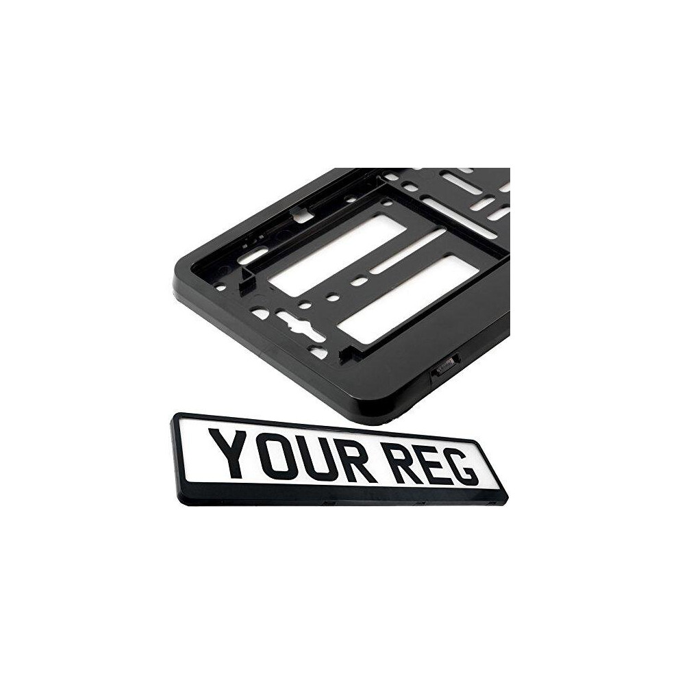Car Registration Holder For Any Car Van Truck Trailer ( Hinged) Black 742776152919