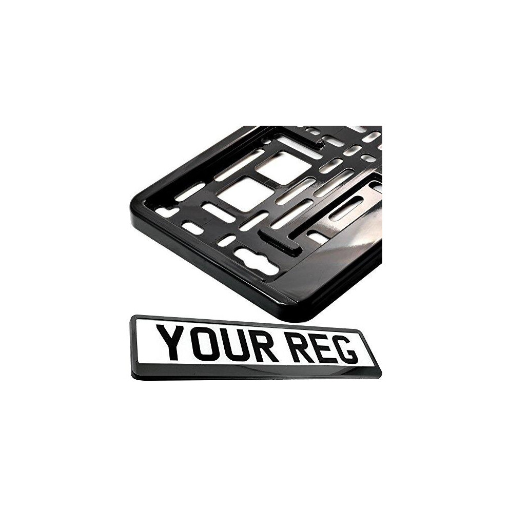 Car Registration Holder For Any Car Van Truck Trailer (Superblack) 742776152674