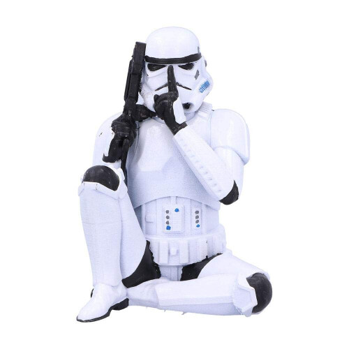 Star Wars Figurine - NEMESIS NOW - Stormtrooper Cache Bouche - 10cm - Handbemalt - Harz
