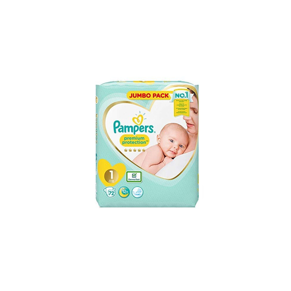 Premium Protection Nappies Jumbo Pack - Size 1 Pampers