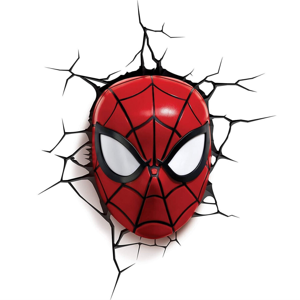 Spiderman Face 3D Deco Light