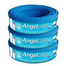 Angelcare Nappy Disposal System Refill Cassettes - Pack of 3
