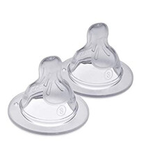 MAM Teats Size 3 Suitable for 4+ Months MAM Fast Flow Teats with SkinSoft Silicone Fits all MAM Baby Bottles Baby Feeding Essentials Pack of 2