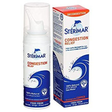 Sterimar - Nasal Spray - Congestion Relief - 100% Natural Sea Water - with Copper & Magnesium - 100ml