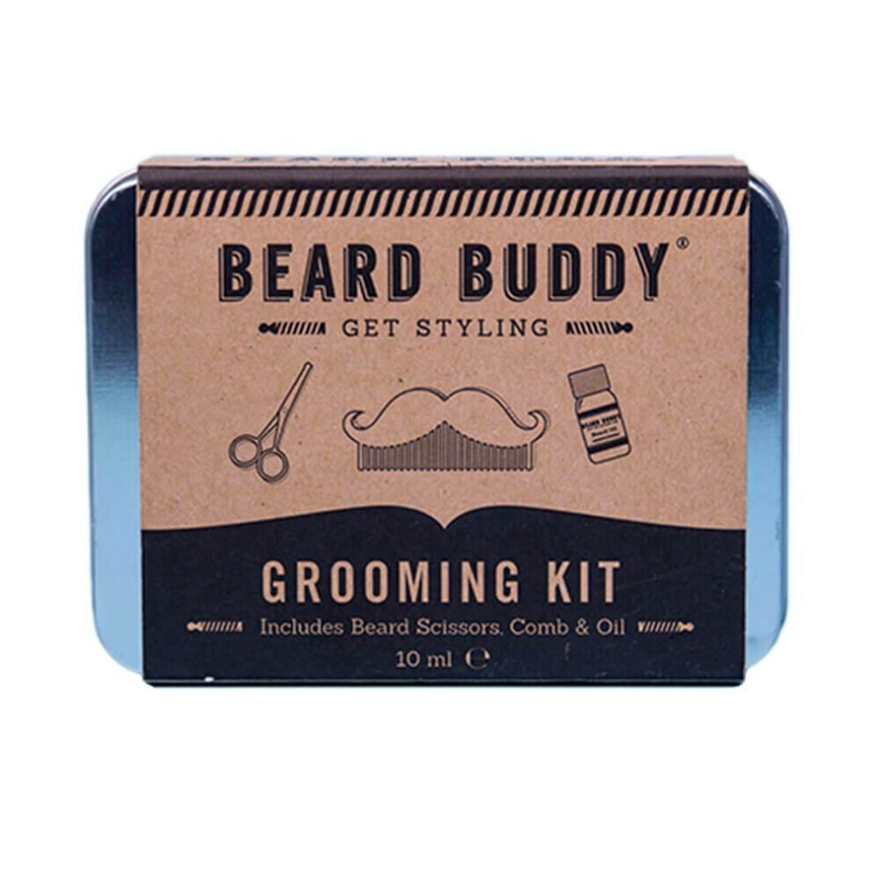 Beard Buddy Grooming Kit in Gift Tin