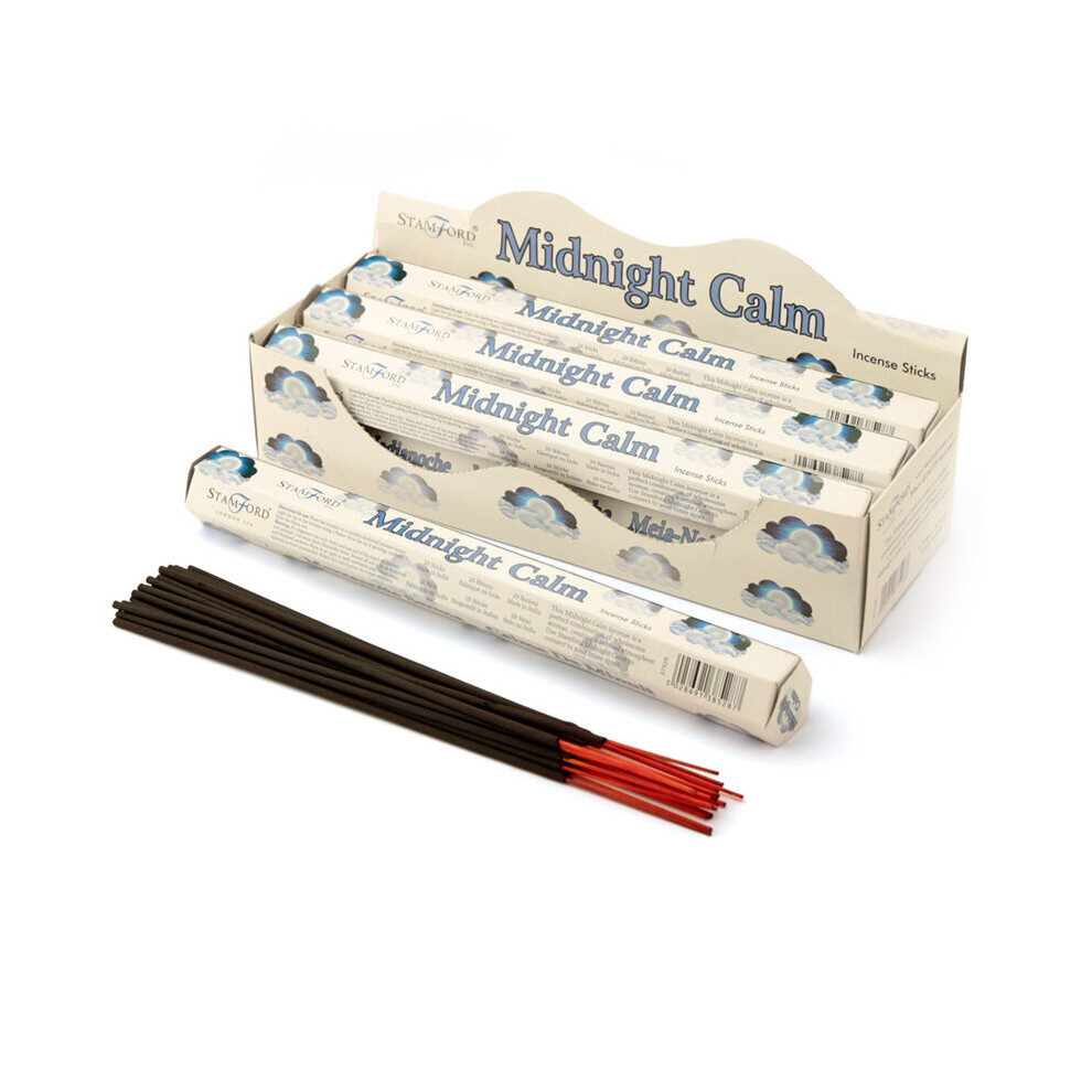 Stamford Hex Incense Sticks - Midnight Calm - Set of 6-image-OPC-P5TF78J-NEW