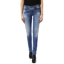 (W28 L30) DIESEL SKINZEE 0679W Womens Denim Jeans Super Skinny Fit Blue Faded Zip Fly
