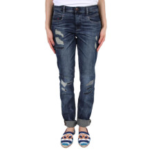 (W27 L32) DIESEL BELTHY 0854T Womens Jeans Distressed Slim Fit Casual Dark Blue Denim Pant