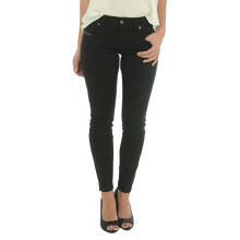 (W32 L32) DIESEL GRUPEE-ANKLE 0R84A Womens Denim Jeans Super Slim Skinny Black Zip Fly