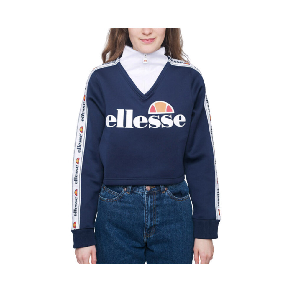 (UK10/US6/EU38) ELLESSE SALATICO OH Womens Sweatshirt Half Zip Pullover Sports Dress Track Top