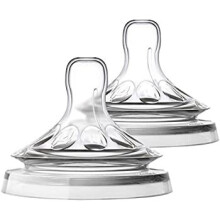 Philips Avent SCF044 / 27-2 - Natural teats fast flow 6m + with 3 holes Size 4