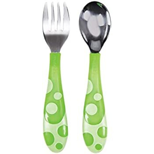 Munchkin Munchkin Toddler Fork and Spoon Set Assorted colors