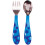 Munchkin Munchkin Toddler Fork and Spoon Set Assorted colors 10