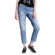 (W27 L32) DIESEL Womens Denim Jeans REEN SEAM 0857F Regular Fit Straight Distressed Blue