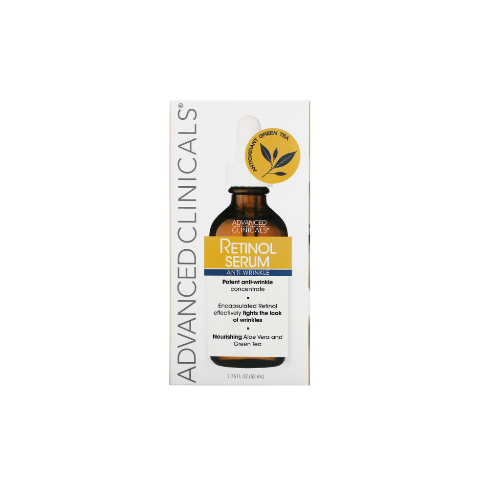 Advanced Clinicals , Retinol Serum, Anti-Wrinkle, 52Ml