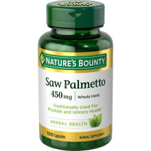Nature's Bounty, Palmeira de Sabia, 450 mg, 100 Cápsulas