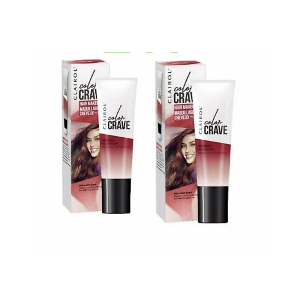 Clairol Colour Crave Non-Permanent Hair Makeup Ruby 45 ml