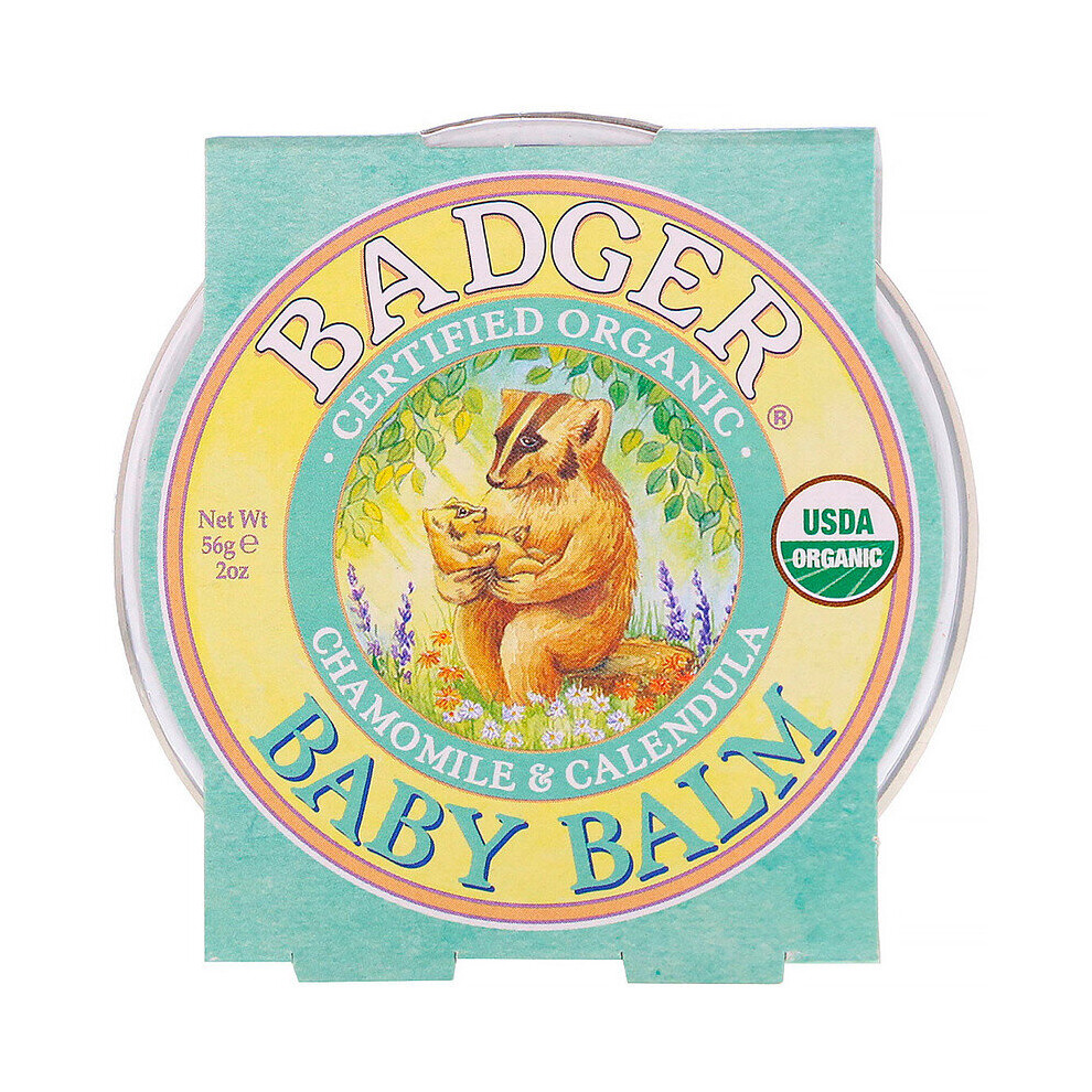 , Organic, Baby Balm, Chamomile & Calendula, 56G Badger Company