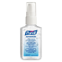 PURELL® Advanced Hygienic Hand Rub Sanitiser 60mL Portable Pump Bottle