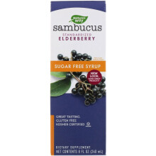 Nature's Way, Sambucus, Sureau, Sirop Sans Sucre, 6 400 mg, 8 fl oz (240 ml)