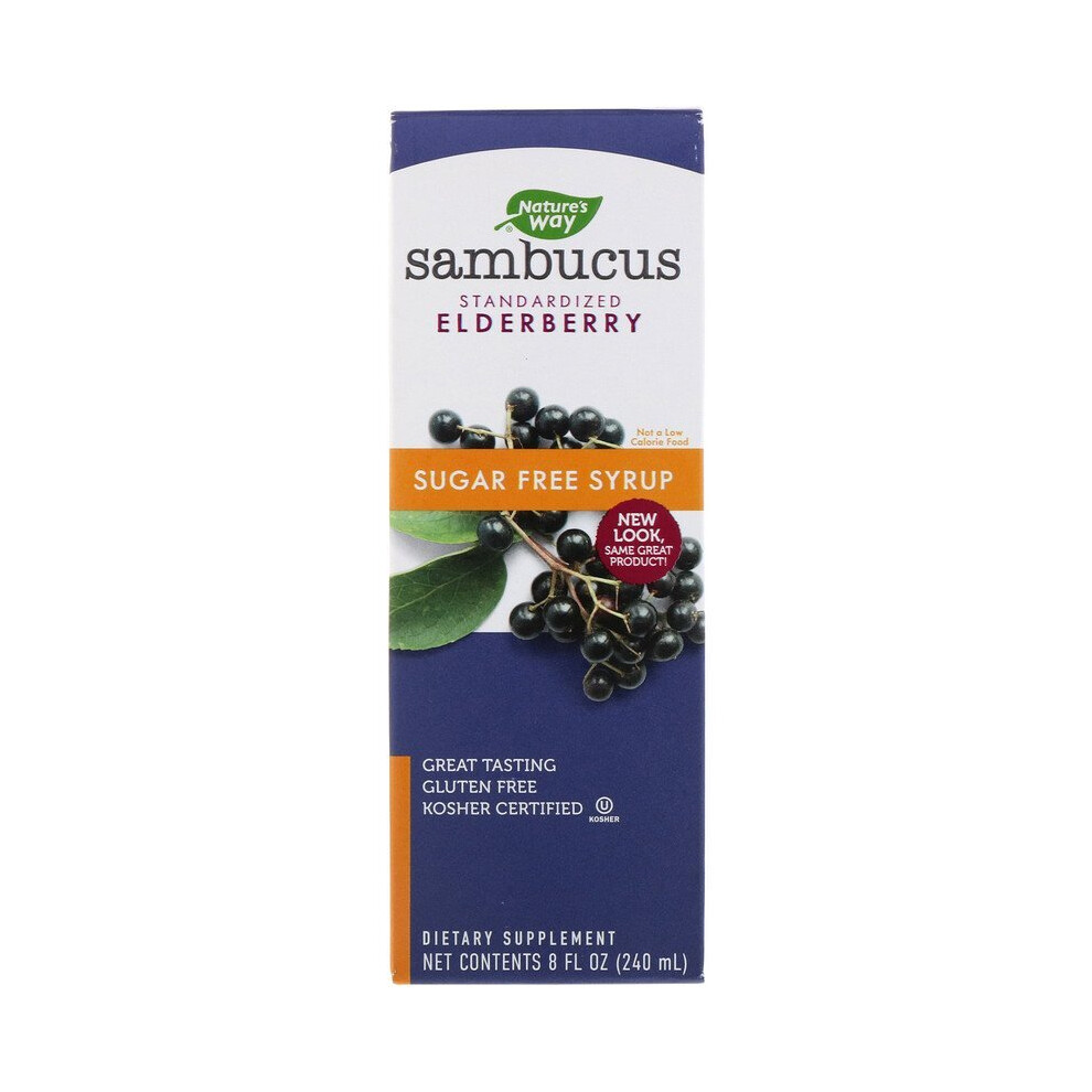 Nature's Way , Sambucus, Standardized Elderberry, 240Ml