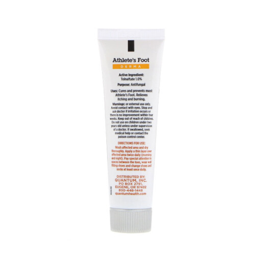 Quantum Health, Πόδι Αθλητή, Στεγανό Αντιφगल Φόρμουλα, 0.75 oz (21 g) 1