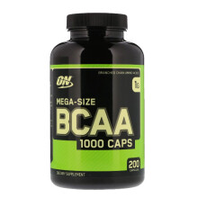 Optimum Nutrition, BCAA 1000, 1,000 mg, 200 Capsule (500 mg per Capsulă)