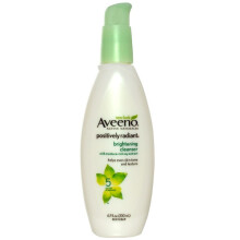 Aveeno Positively Radiant Gesichtsreiniger für empfindliche Haut, ölfrei, seifenfrei, hypoallergen, 6,7 fl. oz (Packung mit 2)