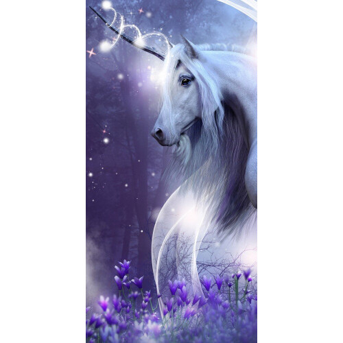 Unicorn Print Bath Beach Pool Gym Towel