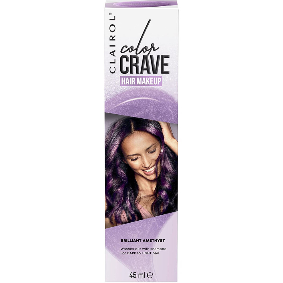 Clairol Colour Crave Non-Permanent Hair Makeup Amethyst 45 ml