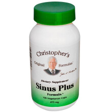 Christopher's Original Formulas, Sinus Plus, 100 Vegetariske Kapsler