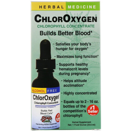 Herbs Etc., ChlorOxygen, Chlorofyllkoncentrat, Original, Alkoholfri, 1 fl oz (30 ml) 2