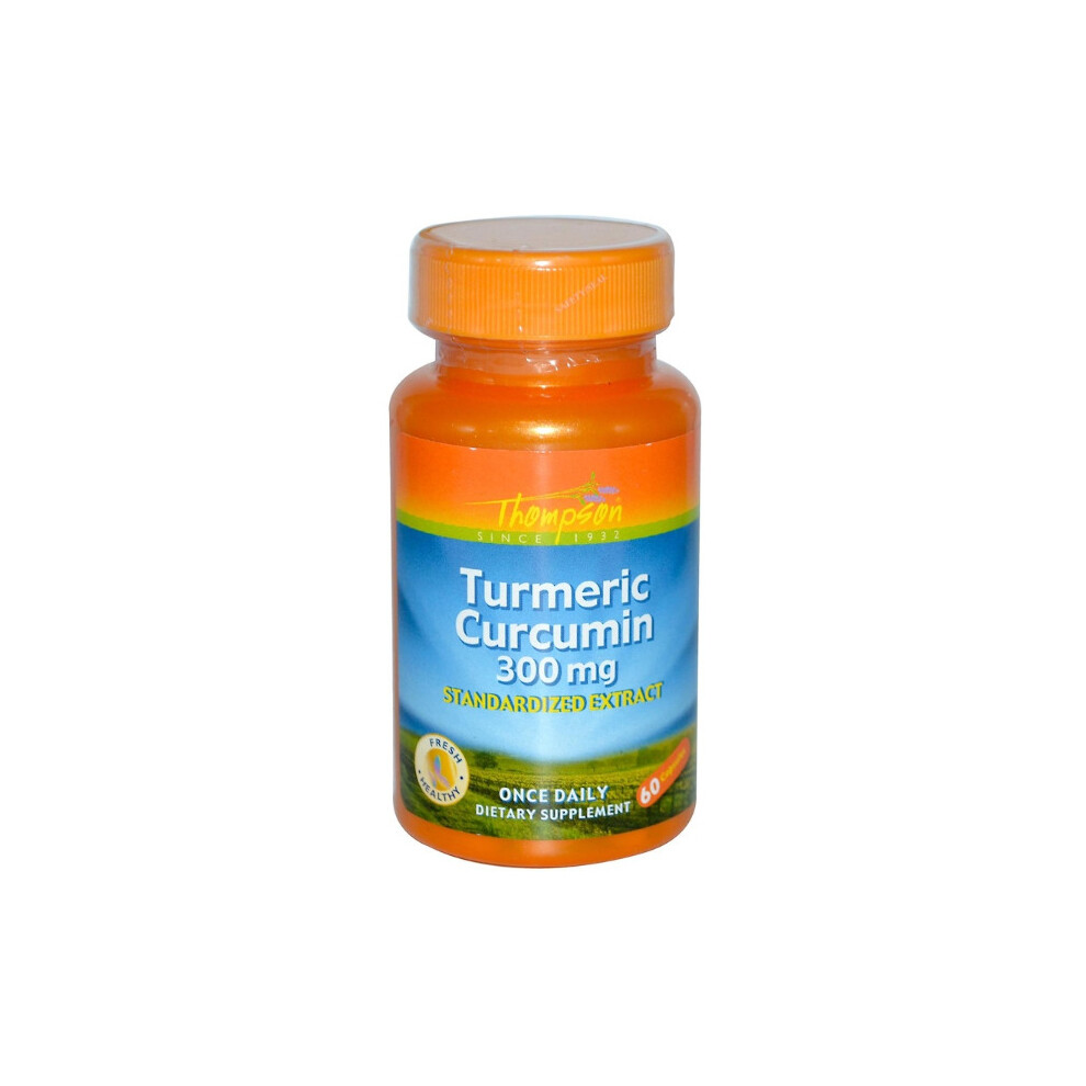 Thompson's Thompson, Turmeric Curcumin, 300 Mg, 60 Capsules