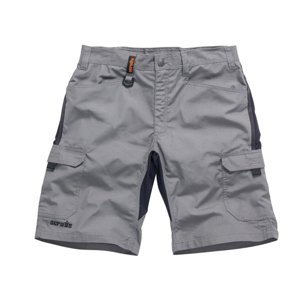 (36W) Mens Safety & Workwear Trade Flex Shorts Graphite