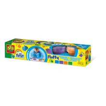 Ses Creative Children's My First Fluffy Washable Fingerpaint Set 4 Paint Po 14441