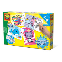 Ses Creative Children's My First Colouring With Water Fantasy Animals Set U 14454