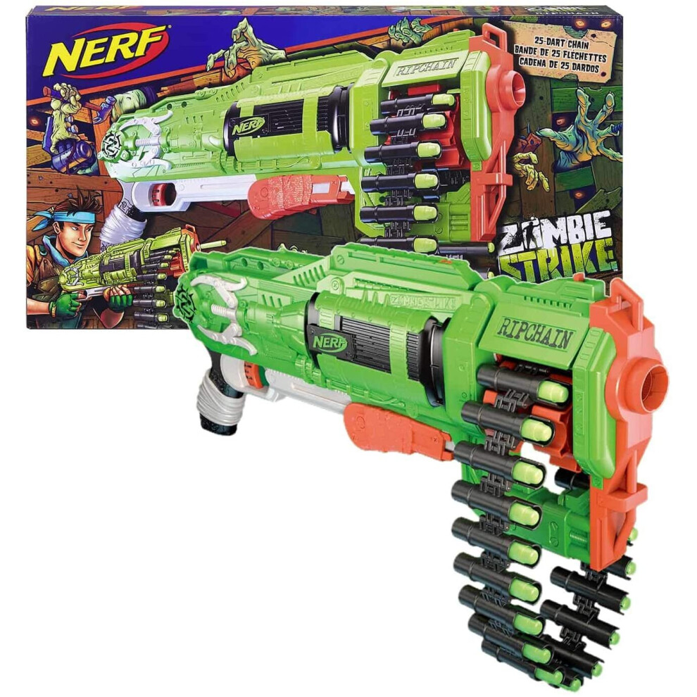 Nerf E2146 Zombie Strike Ripchain Combat Blaster