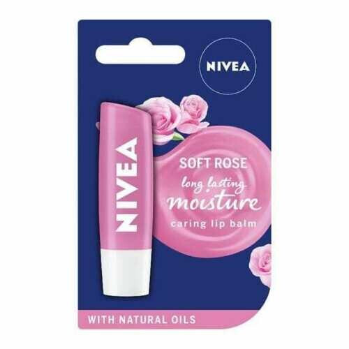 NIVEA NIVEA Soft Rose Long Lasting Moisture Caring Lip Balm