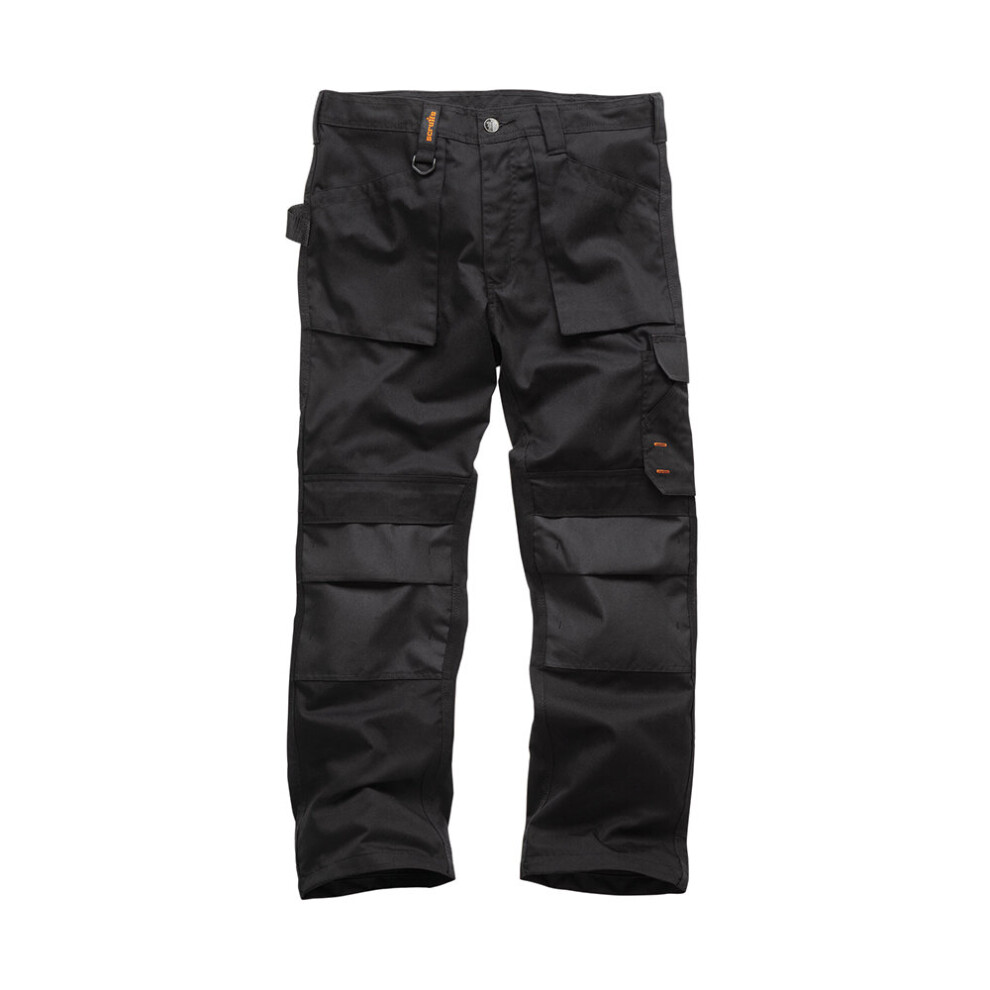 Scruffs (32S, ) Mens Safety & Workwear Worker Trouser Black