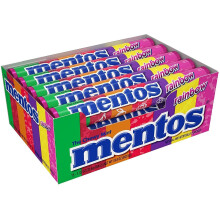 Mentos Rolls Fruits, Mints, Strawberry, Strong Mint , Rainbow Sticks