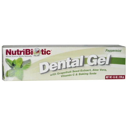NutriBiotic, Δοντιέρα Γέλη, Peppermint, 4.5 oz (128 g)