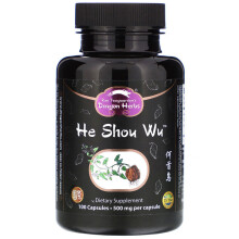 Dragon Herbs, He Shou Wu, 500 mg, 100 Kapslar