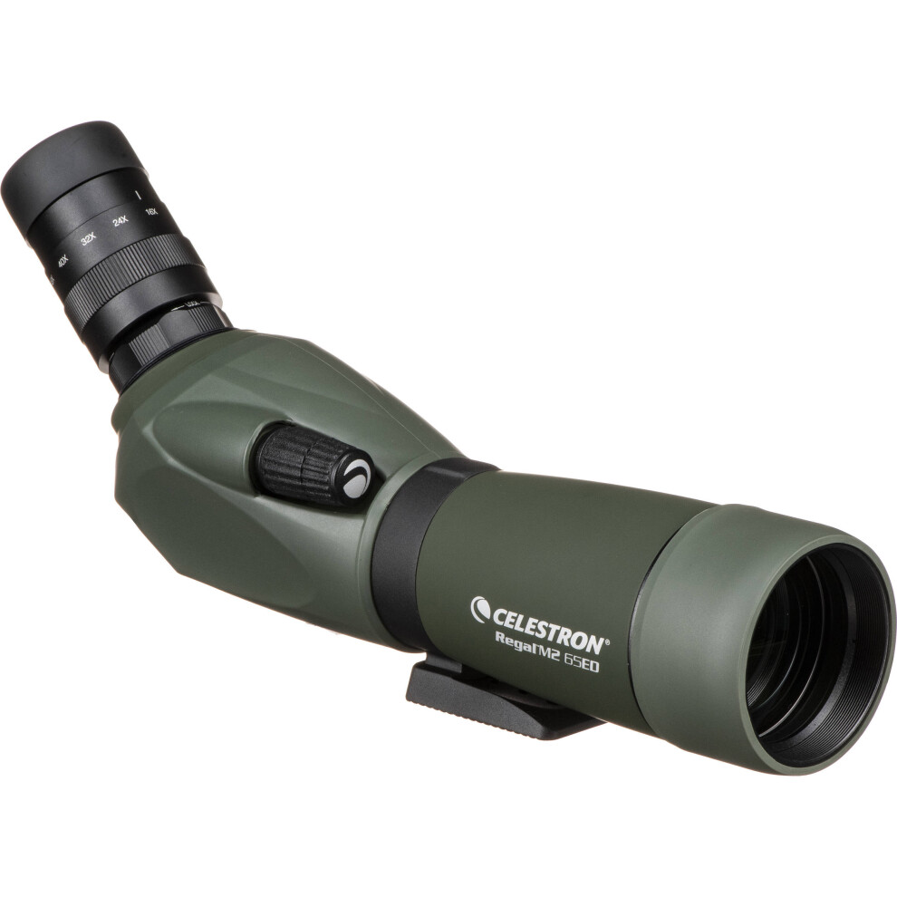 Celestron Regal M2 65ED Spotting Scope with 16-48x Eyepiece (Angled Viewing)